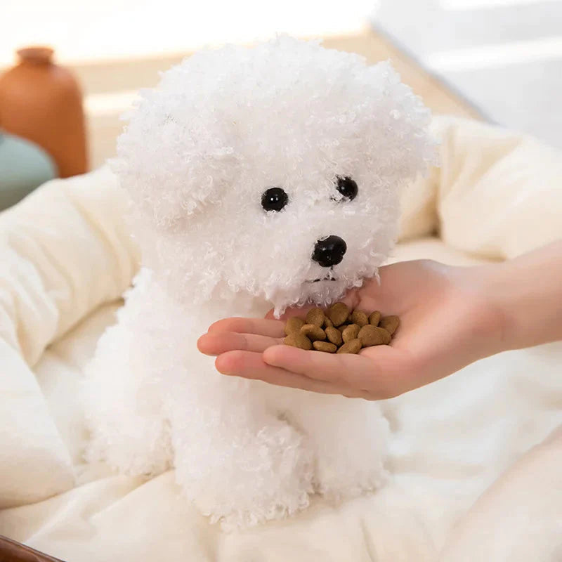 Peluche Chien Bichon Frisé