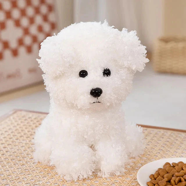 Peluche Chien Bichon Frisé