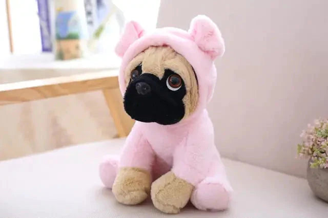 Peluche Chien Carlin Petit